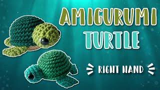 Amigurumi Turtle | Easy Beginners Tutorial | Crochet Pattern PDF | Right Handed