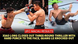 UFC Macau Highlight: Xiao Long scores vicious knockout of Quang Le