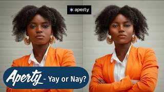 Aperty - First Thoughts About The New Portrait Editing Software