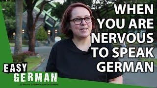 When you are nervous to speak German | Super Easy German (74)