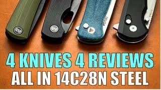 4 High Value Knives in 14c28n Steel Worth Checking Out