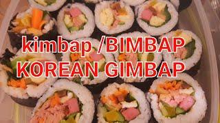 how to make gimbap kimbap