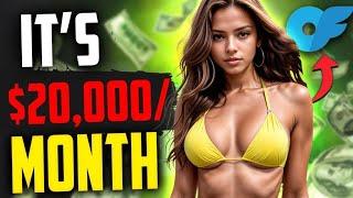 How I Make $20K A Month PASSIVE INCOME Using AI & OnlyFans! (tutorial)