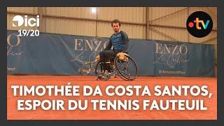 Tennis fauteuil : Timothée Da Costa Santos, en route pour devenir le n°1 mondial