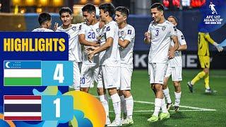 Uzbekistan vs. Thailand | Highlights | AFC U17 Asian Cup™ 2025