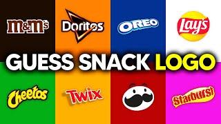 Guess The Snack Logo in 3 Seconds! | 100 Famous Logos | Logo Quiz