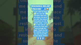 INSOMNIA RELIEF PRAYER #prayerworks #healingprayer #insomnia #insomniarelief #fallasleepfast #sleep