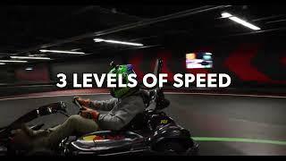 R1 Indoor Karting! MULTI-LEVEL TRACK!