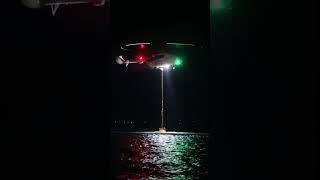 Rare footage of Mil Mi-8 nighttime loading of fire water bomb