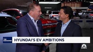 Hyundai's incoming CEO on Elon Musk's proximity to Trump: It's good for electric vehicles