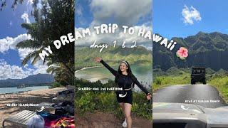 COME WITH ME ON MY DREAM TRIP TO HAWAII  ︳hiking, food, turtles, beaches, and more! (days 1 & 2)