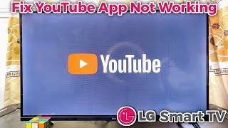 YouTube App Not Working on LG TV - How to Fix