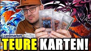 Yu-Gi-Oh! DAS SIND MEINE TEUERSTEN KARTEN! Mein Tag bei Cardmarket Grading! + GEWINNSPIEL