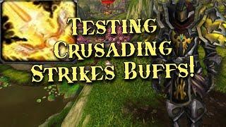 Testing Crusading Strikes Buffs! Ret Paladin PvP - BG Blasting - WoW TWW 11.0 Prepatch