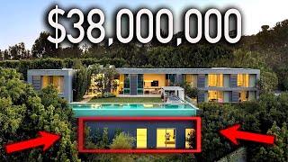 Touring a Billionaire's Bel Air Mansion with a Secret Underground Pool!