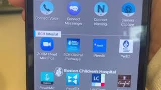 Boston Children's Hospital | How to scan a specimen using a spectralink phone | January 2021