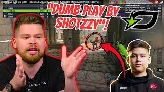 Crimsix Gets Frustrated at Shotzzy's Play Against Faze! (calls it dumb)