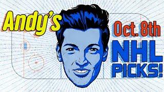 NHL Sniffs, Picks & Pirate Parlays Today 10/8/24 | Best NHL Bets w/Andy Francess