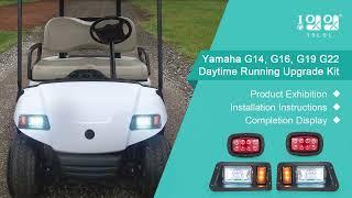 Yamaha Golf Cart LED Light Kit 12-48V Daytime Running Light#golf #golfcart #golfaccessories #light