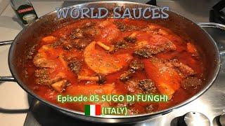 TOP 100 Popular world sauce recipes Episode 05 How to make Sugo de funghi mushroom sauce recipe