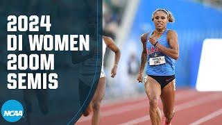 Women's 200m semifinals - 2024 NCAA outdoor track and field championships