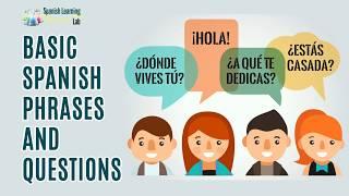 Basic Spanish Phrases and Questions: Examples + Conversations