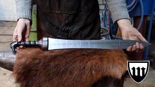 Forging a Gladius Hispanicus sword, part 2, making the handle.