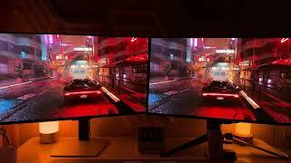 Samsung 32" Odyssey OLED G8 (G80SD) vs ASUS ROG Swift OLED PG32UCDM | Dark room | 4K HDR 240Hz