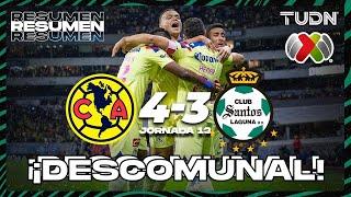 América 4-3 Santos - HIGHLIGHTS | AP2023-J13 | Liga Mx | TUDN