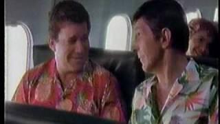 William Shatner & Leonard Nimoy for Western Airlines 1985