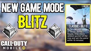 *NEW* GAMEMODE "BLITZ" GAMEPLAY in CALL OF DUTY MOBILE BATTLE ROYALE | SEASON 1 | COD MOBILE