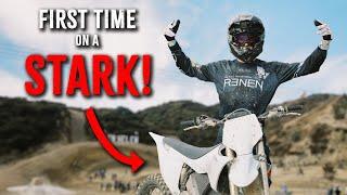 Riding a STARK VARG at Glen Helen! Day in the Dirt 2024