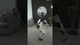Tesla bot going crazy in my house  #tesla #teslabot #cgi #robot
