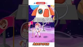 #astronaut#sticks#a#flag#on#the#moon#boy #girl #sonic #sakura #comedia #animation #moonlight #space