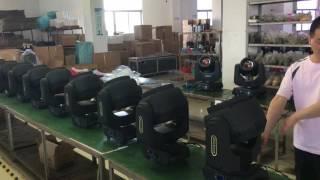 15w 19pcs Led Moving Head Beye K10 Beam Light Clay Paky Style Test Video