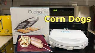 Cooking in the CucinaPro Corn Dog Maker and Review