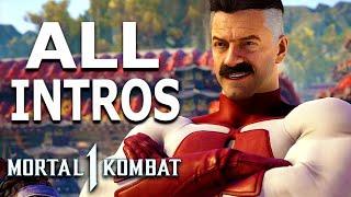 MORTAL KOMBAT 1 Omni-Man All Intros Dialogue Character Banter MK1