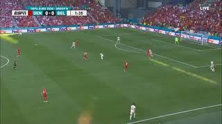 Yurary Poulsen Goal vs Belgium || Denmark 1-0 Belgium || UEFA Euro 2020