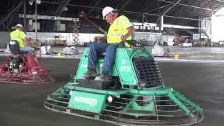 A Ride on Power Trowel Machine in Action at Museum