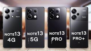 Redmi Note 13 4G Vs Redmi Note 13 Vs Redmi Note 13 Pro Vs Redmi Note 13 Pro+ Specs Review