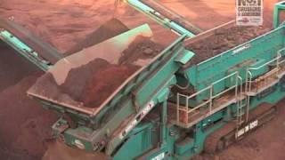 Powerscreen: Iron Ore Mining Application - Cone crushers, jaw crushers and mobile screens