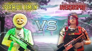 PEACEFUL LEMON VS @UVersusPro  SNIPER BATTLE 2024