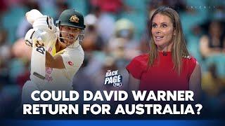 'Very appropriate' David Warner's Leadership Ban lifted | The Back Page | Fox Fox Sports