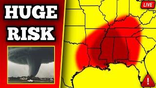 The Severe Weather Outbreak Of February 15th, 2025, As It Occurred Live...