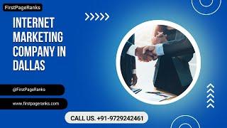 Internet Marketing Company in Dallas | Internet Marketing Agency in Dallas | FirstPageRanks