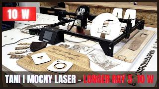 LONGER RAY 5 10 W - Tani i mocny laser do cięcia i grawerowania - NOWY MODEL 2022