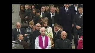 Utv footage of Paul Quinn funeral