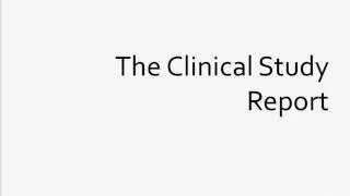 Writing the Clinical Study Report Trailer