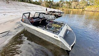 Upgrading and outfitting a supercharged mini jet boat. night and day difference