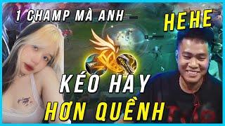 DUY CÒM DUO CÙNG BẠN NỮ 1 CHAMP PYKE KÉO HAY HƠN EM QUỀNH | DUY CÒM